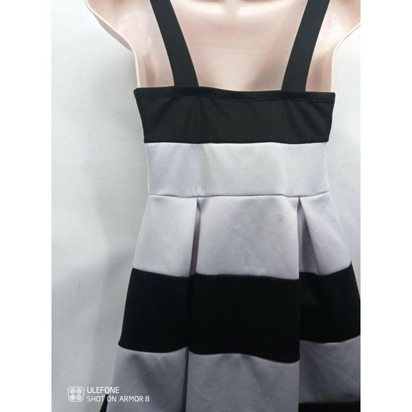 Rue 21 Sleeveless Striped knee length Dress NWOT Midi Ruffled - Picture 4 of 7